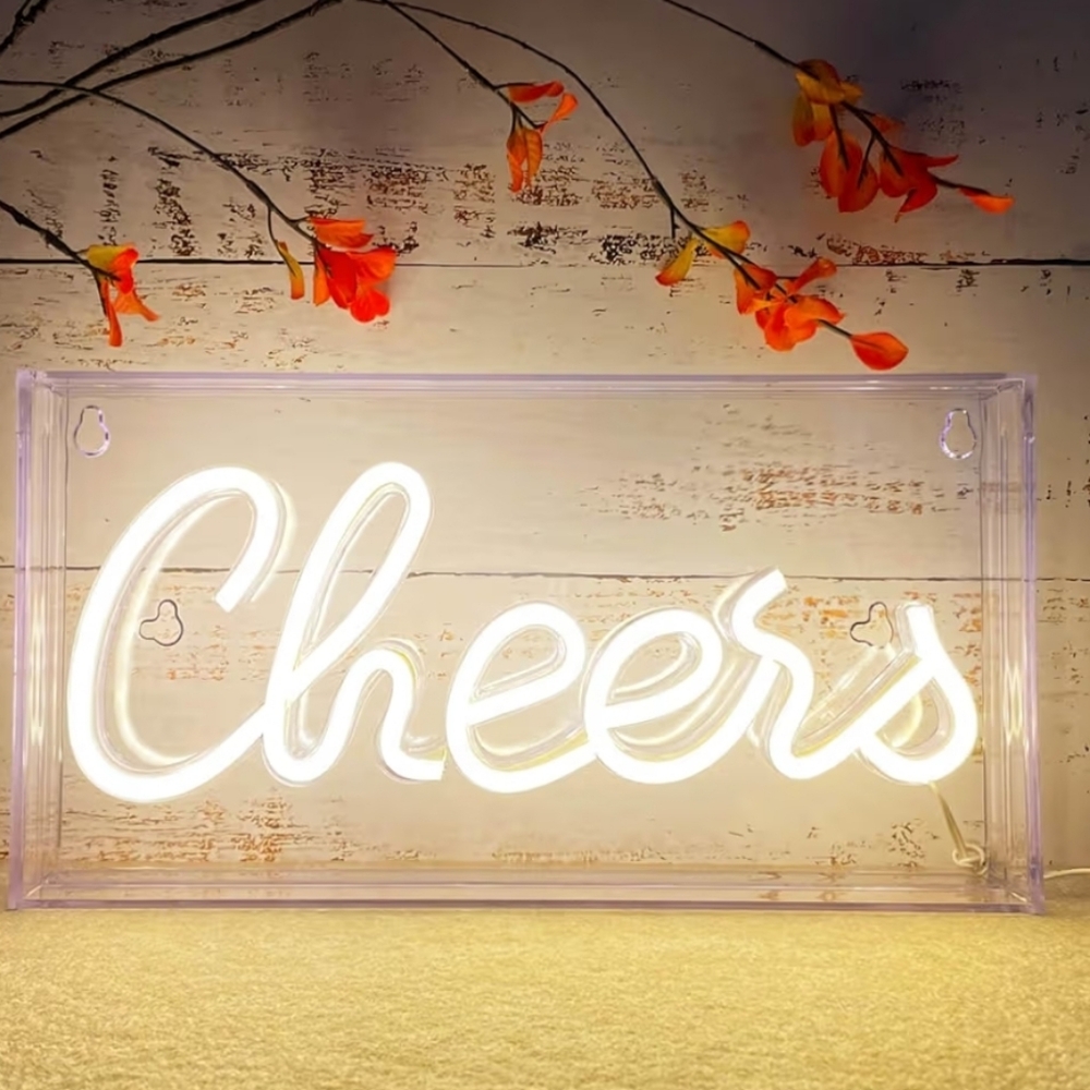 🥂NIB🥂Cheers Neon Light Sign